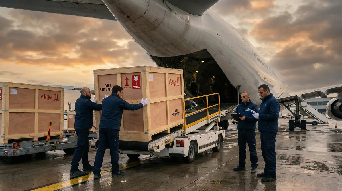 Transport international œuvres d'art