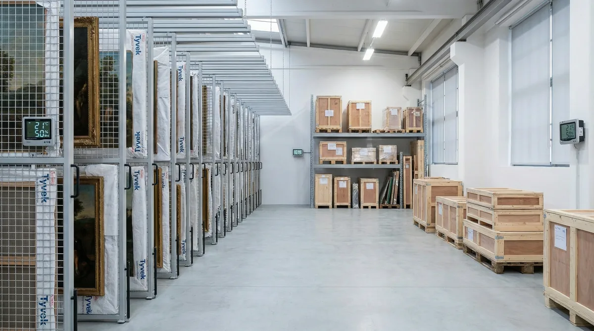 Stockage sécurisé œuvres d'art